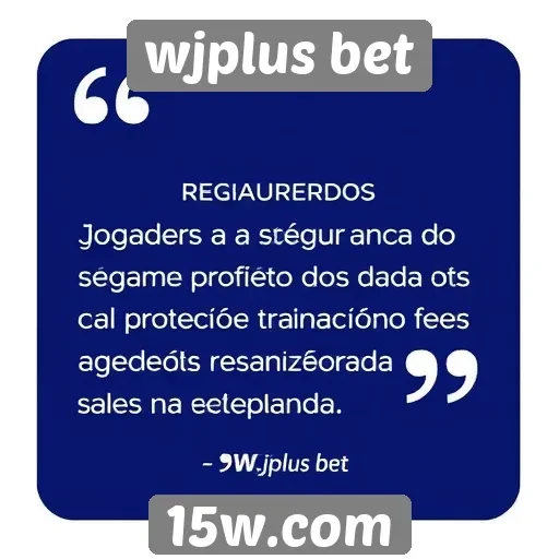 jogadores destacam a segurança do site wjplus bet